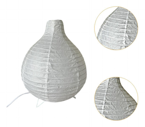 Lámpara De Papel Con Forma De Farol, Lámpara De Mesa,