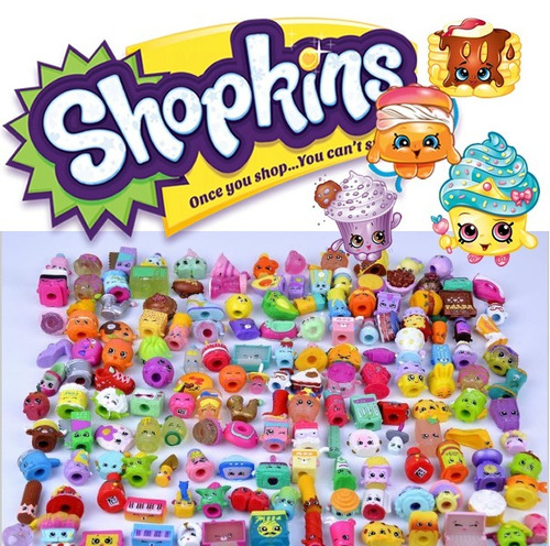 Kit Com 20 Pçs Shopkins Diversos - Não Repetidos - Avulsos