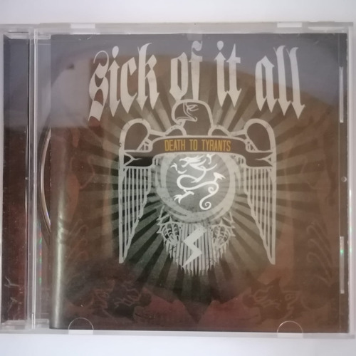 Sick Of It All  Death To Tyrants Cd Usado Us Musicovinyl