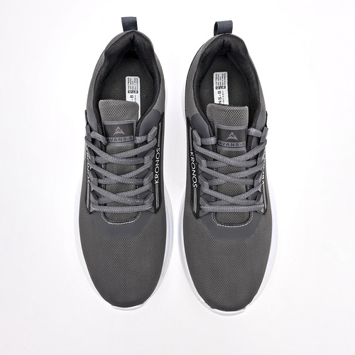Tenis Hombre Avans-b 068 Gris Negro 129-324