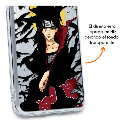Funda Para Infinix Itachi Akatsuki Genjutsu Cuervos Naruto Itachi Cuervos Hot 50i