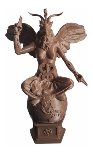 Baphomet Estatua Impreso En 3d 15,5 Cm