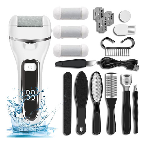 Lima Elétrica Para Pés, Kit De Pedicure Colecionável, Lima