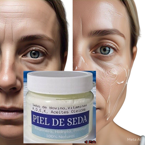 Crema De Sebo De Res Para Piel Reseca Herbal