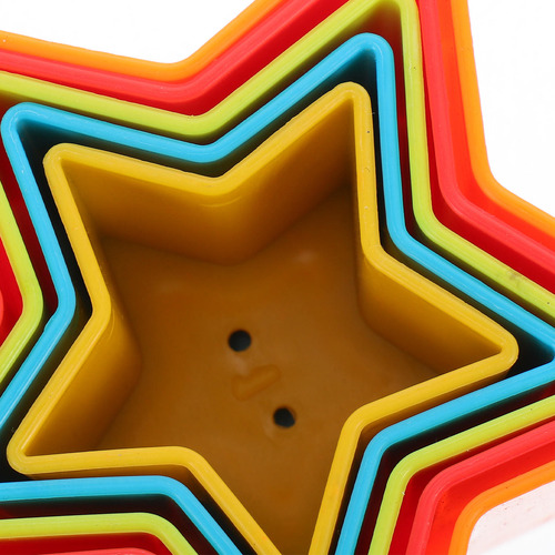 5 Tazas Para Bebés: Juguete Educativo Con Números -