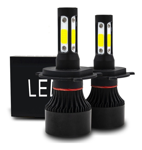 Bombillos Luces Led X7 H4 De 4 Caras 10000 Lumen