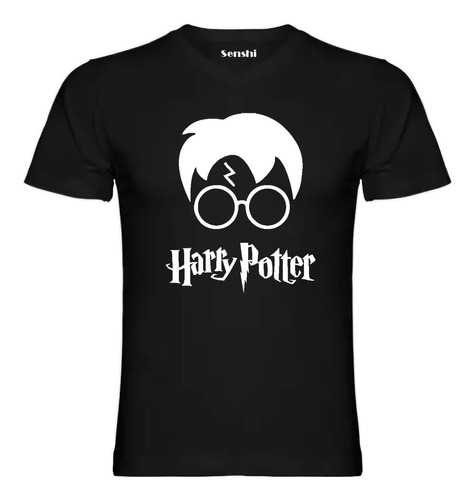 Polera De Algodón Harry Potter Estampada Dtf Cod 003