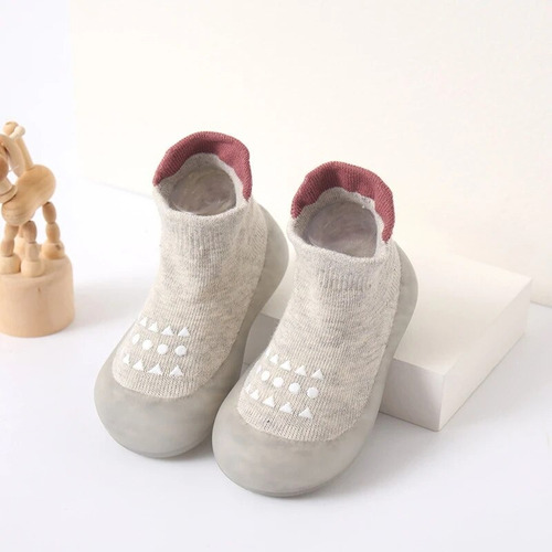 Zapatos Media Con Suela Antideslizante Bebes Y Niños
