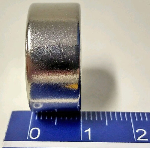 Imã De Neodímio Super Forte 22mm X 6,5mm X 10mm - 1pç N45