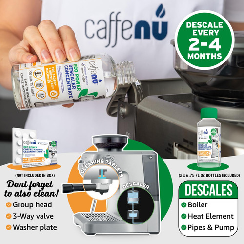 Solución Descalcificadora Para Café 2 Botellas 4 Usos