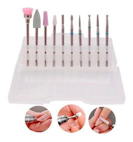 Kit De Puntas Para Manicura Rusaa