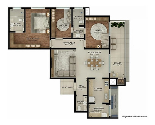 Imagem 9 de 10 de Apartamento À Venda No Bairro Morro Do Espelho - São Leopoldo/rs - O-13943-23815