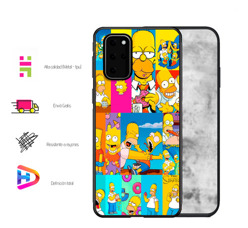 Funda Para Samsung S20/s20lite/s20ultra Homeeero Siimpson Samsung S20 Plus Simpsoons Retro