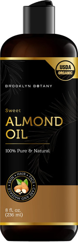 Brooklyn Botany Aceite De Almendras Dulces Para Piel, Cabell