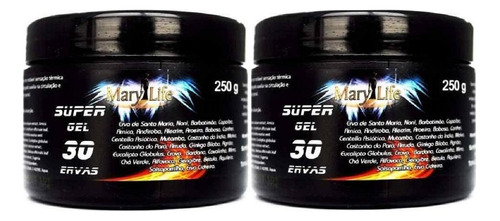 Kit 2 Super Gel 30 Ervas 250g Super Potencia Para Conforto