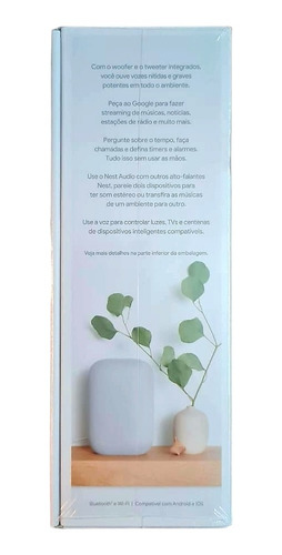 Parlante Inteligente Google Nest Audio Chalk