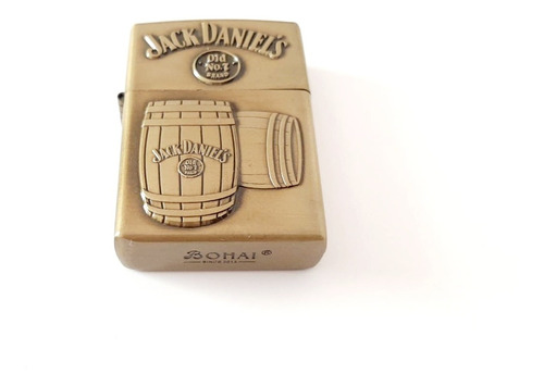 Encendedor Bencina Jack Daniels Hombre Regalo Elegante Orig 