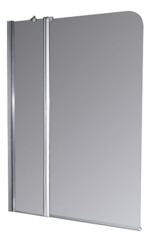 Mampara Baño Rebatible Ferrum Nm02a 100 X 140cm Transparente