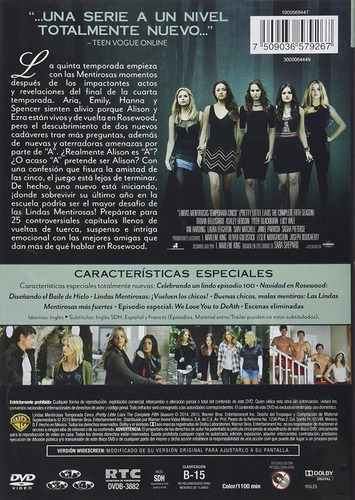 Lindas Mentirosas Temporada 5 Serie Nuevo