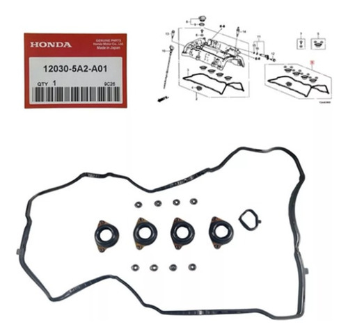 Junta De Tapa Punterías Honda Accord 2.4 Del 2013 2014 Al 17