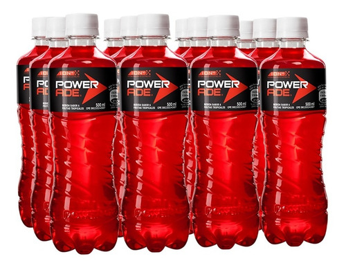 Imagen 3 de 6 de Isotónico Powerade Frutas Tropicales Pet 500ml 12 Unidades.