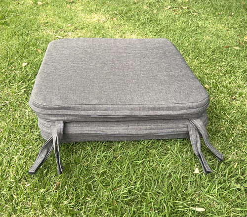 Cojín Rectangular Sublime Gris 40x45 Cm Para Interior Gris Liso