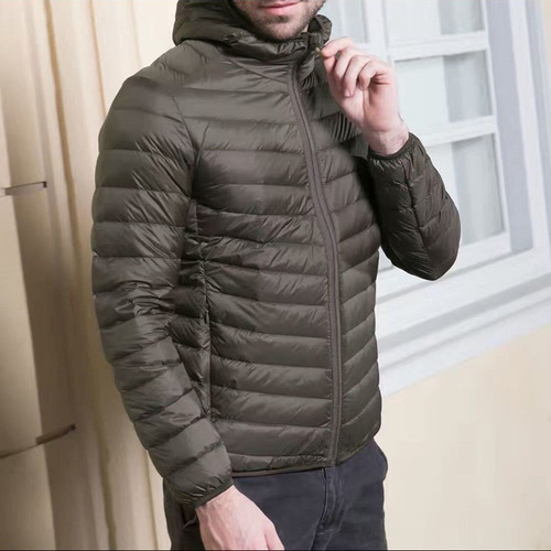 Chaqueta De Invierno Ultraligera De Talla Grande Para Hombre