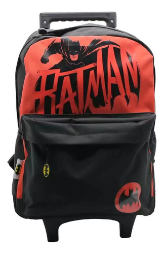 Mochila 16 Con Carro Dc Liga De La Justicia Batman Cresko