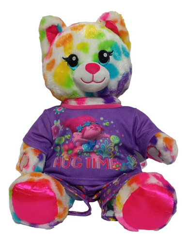 Peluche Gato Pijama Trolls 45 Cm -  Build-a-bear Bab