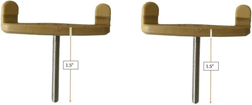 2 Replacement Long Feet For Bon Style Violin Shoulder Rest,