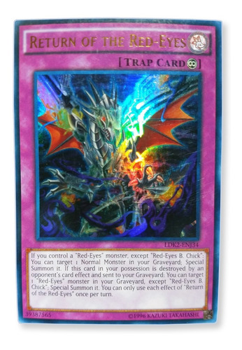 Yugi-oh! Return Of The Red-eyes Ldk2-enj34 Ultra