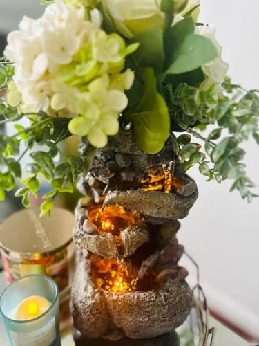 Fuente De Agua De Mesa Con Iluminación Led Para Decoración I