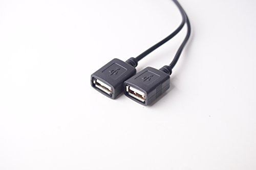 Cable Duro Vehiculo 12 5 Doble Puerto Usb Dama Enlace