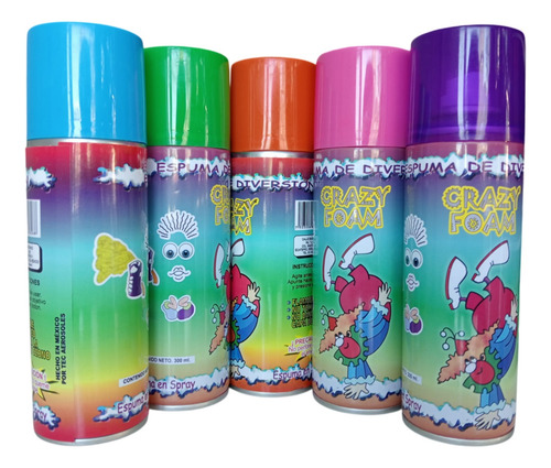 3 Espuma Blanca Feria Spray Diversion Hora Loca Partynices