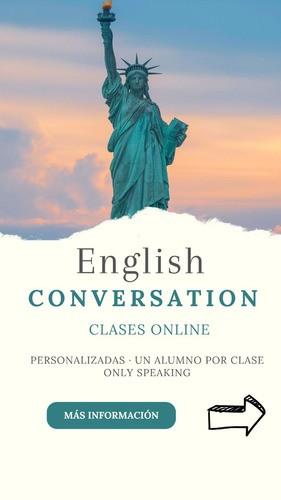 Clases De Conversación En Inglés, Online, Personalizadas