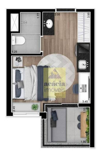 Imagem 10 de 12 de Studio Com 1 Dormitório À Venda, 20 M² Por R$ 379.299,00 - Vila Madalena - São Paulo/sp - St0042