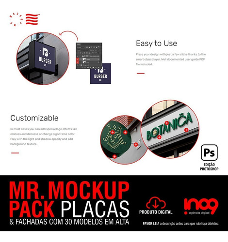 Mockups Placas & Fachadas Mr Mockup Yellow Images
