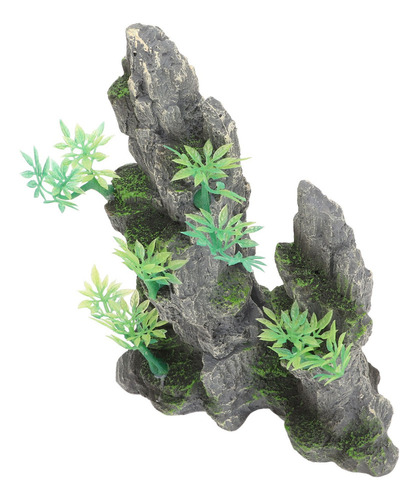 Decoración De Pecera Con Diseño De Paisaje, Acuario Y Montañ