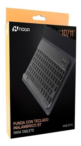Imagen 3 de 3 de Funda Con Teclado Inalámbrico Para Tablet De 10'' Nkb-bt10