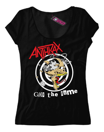 Remera Mujer Anthrax Got The Time Mu 26 Dtg Premium