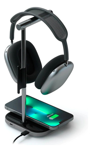 Soporte Auriculares Cargador Inalambrico Satechi A01031 Csi