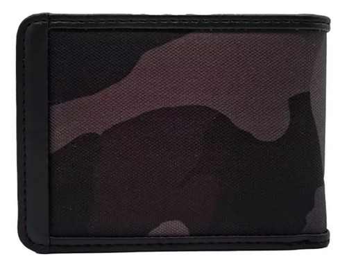 Billetera Everlast Diseño Práctico Resistente Uso Diario Negro Camuflado