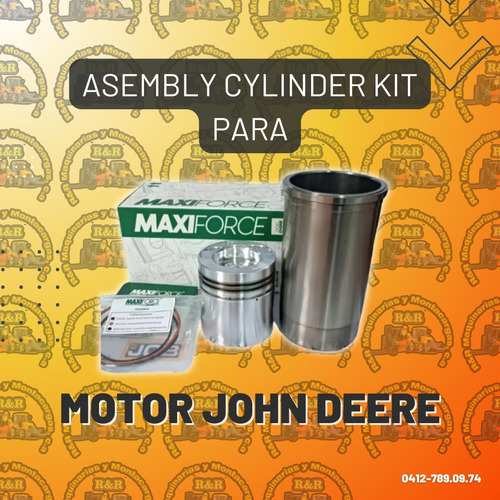 Asembly Cylinder Kit Para Motor John Deere