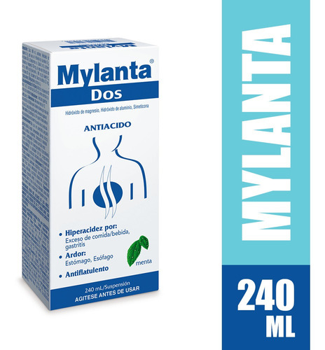 Mylanta Dos Menta - mL a $233