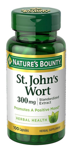 Nature's Bounty Hierba De San Juan 300mg 100 Capsulas