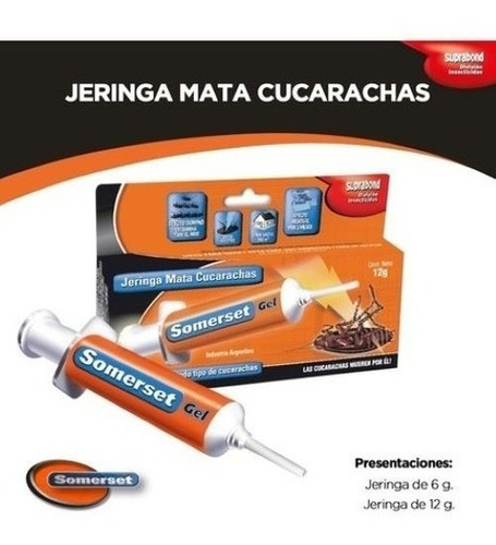 Jeringa Somerset Gel Mata Cucarachas 6gr F R