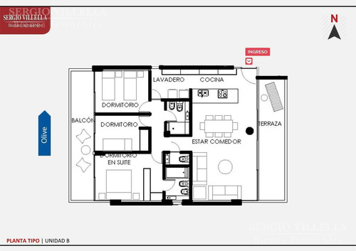 Imagen 2 de 9 de Departamento De Tres Dormitorios En Venta En Rosario