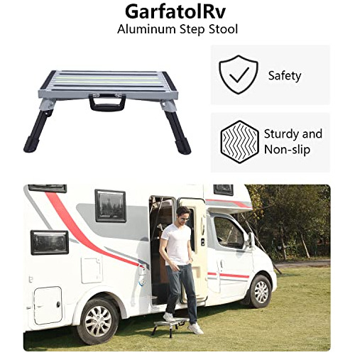19 X 14.3 Large Rv Steps, Glow In The Dark Tapes Safe...