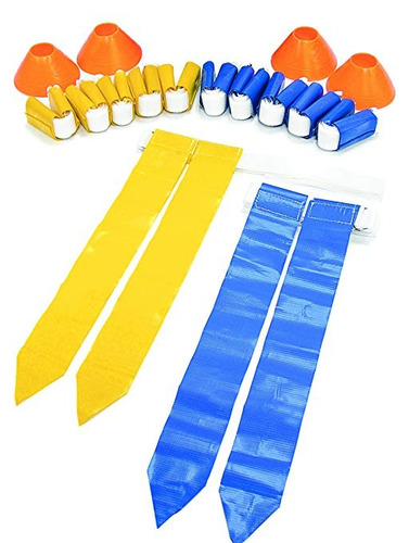 Sklz 10-man Flag Football Deluxe Set W / Banderas Y Conos.