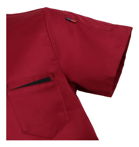 2 Chaqueta De Manga Corta Rojo M